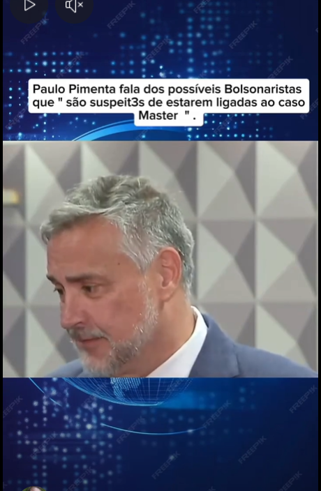 Paulo Pimenta fala dos possíveis Bolsonaristas que “são suspeitos de estarem ligadas ao caso master”.
