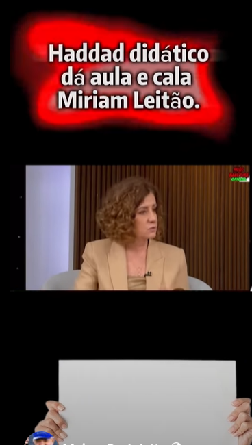 Calas-te, Miriam. Pois não sabes o que falas.