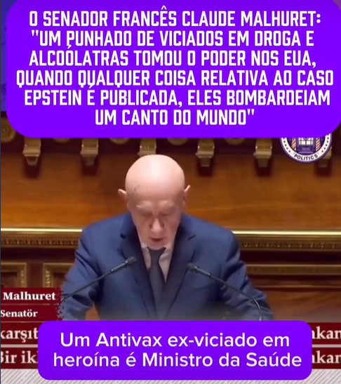 EUA governado por drogados e alcoolatras.