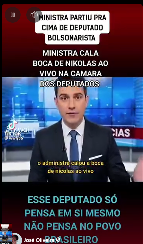 Mulheres brilham. Nikolas se apaga.