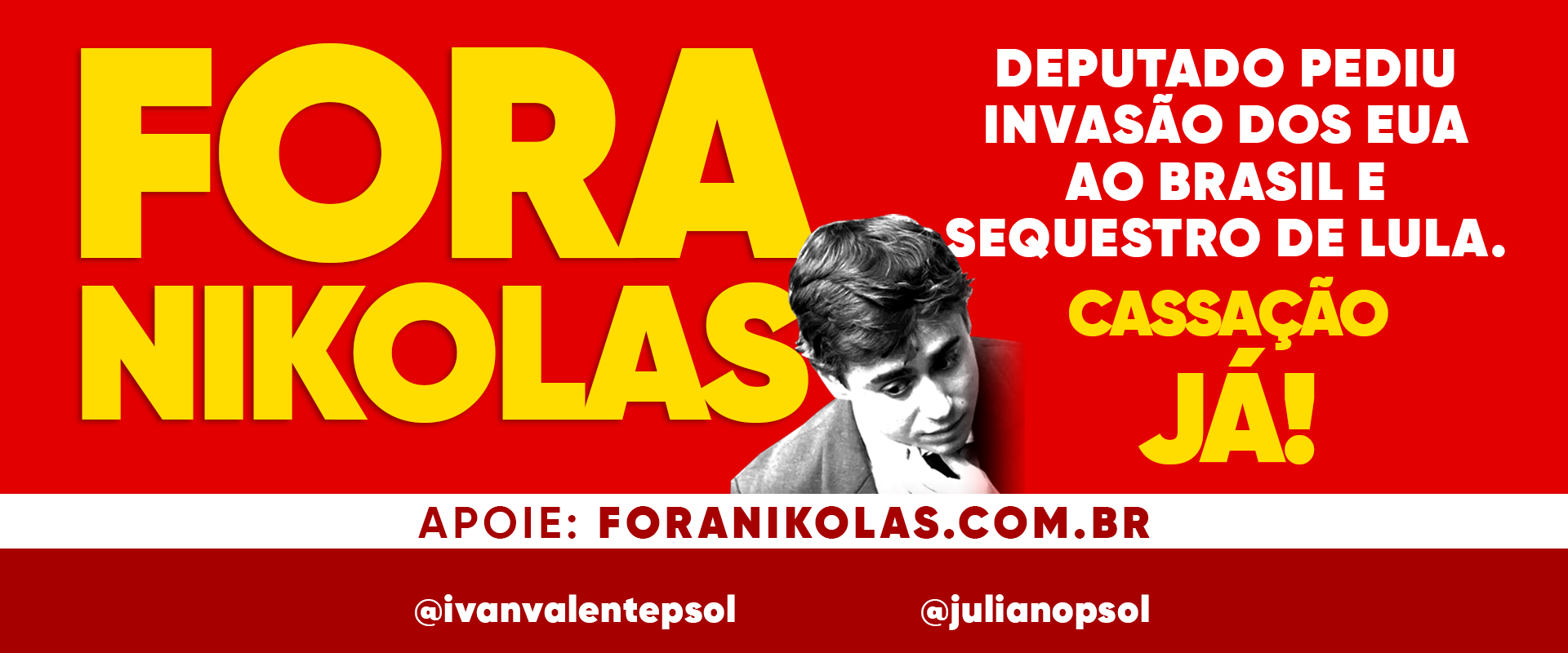 Assine aqui pela Cassação de Nikolas Ferreira: