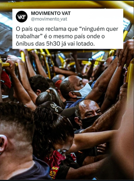 Pelo fim da escala 6×1