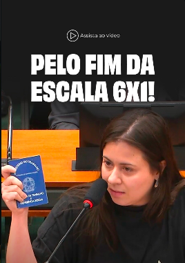 Pelo fim da escala 6×1!