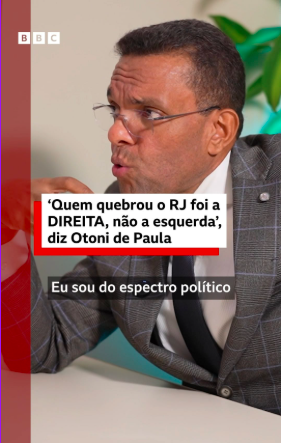 “Quem quebrou o Rio de Janeiro foi a diretira, não a esquerda.”