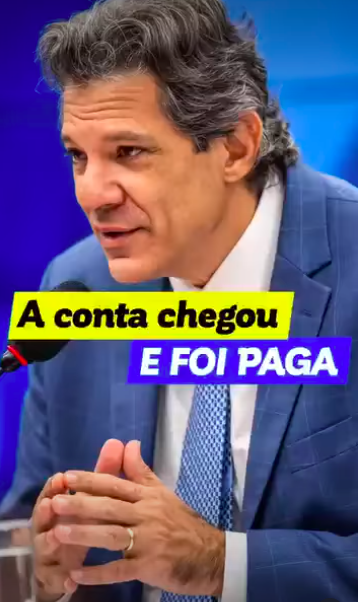 Sempre é bom relembrar essa “jantada” do ministro Fernando Haddad.