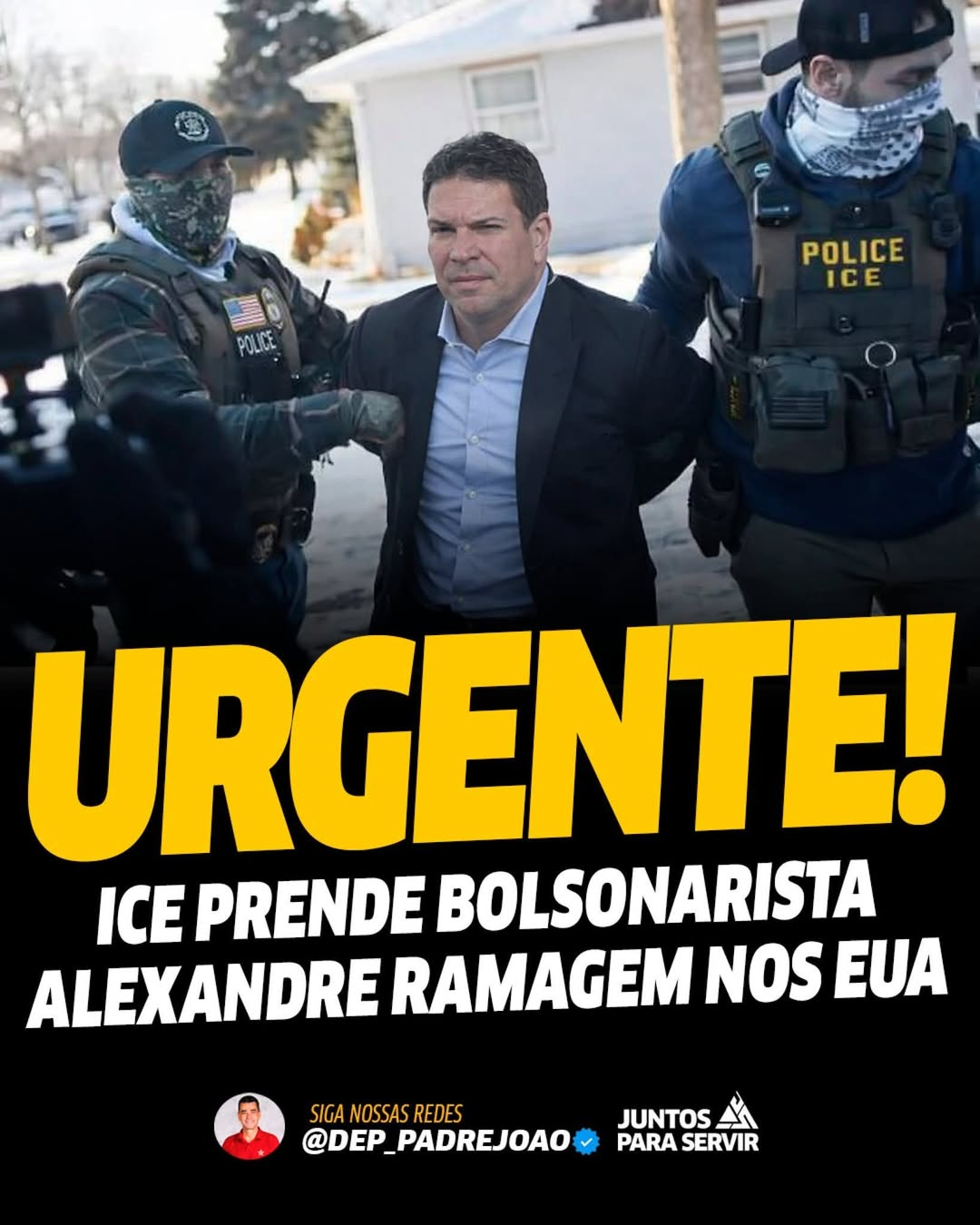 URGENTE! ICE PRENDE RAMAGEM