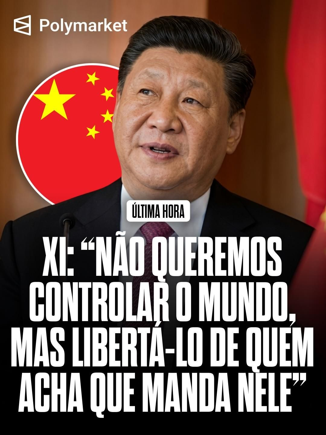“Não queremos controlar o mundo, mas libertá-lo de quem acha que manda nele”