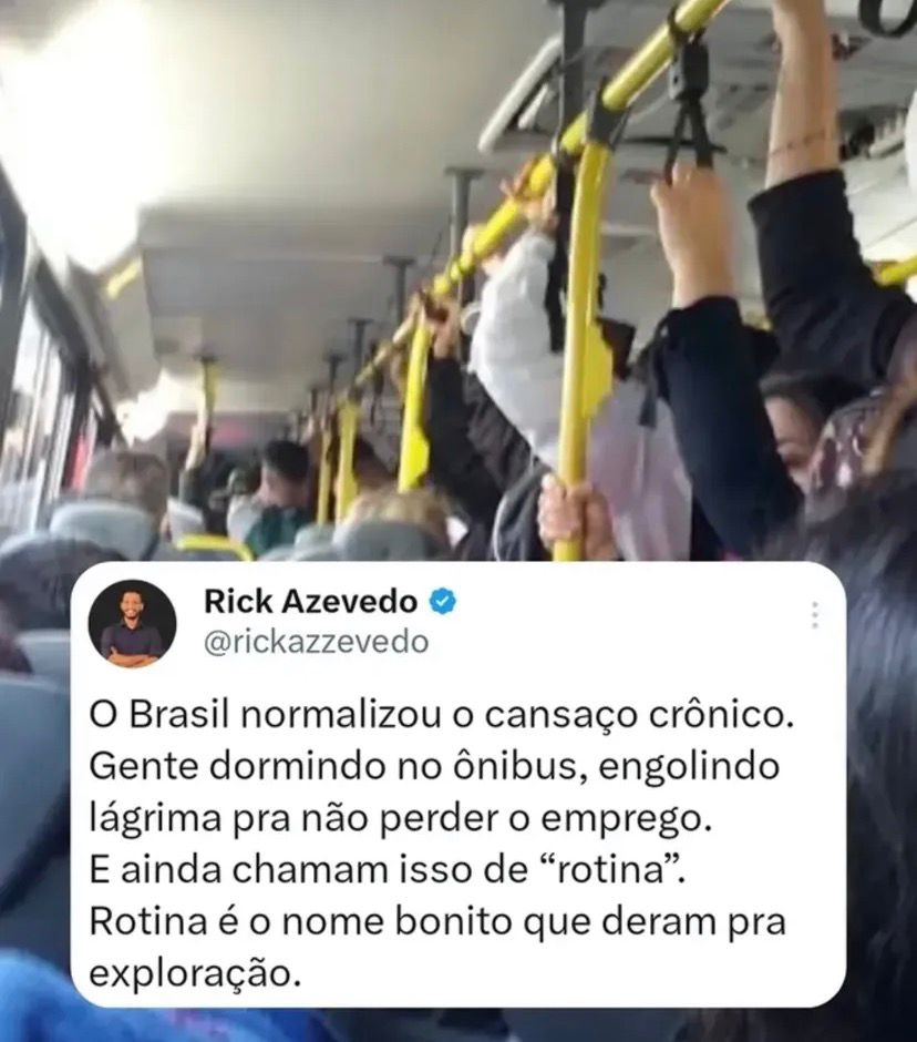 QUEM NÃO QUER O FIM DA ESCALA 6X1?