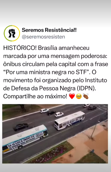 Pela reparação histórica!