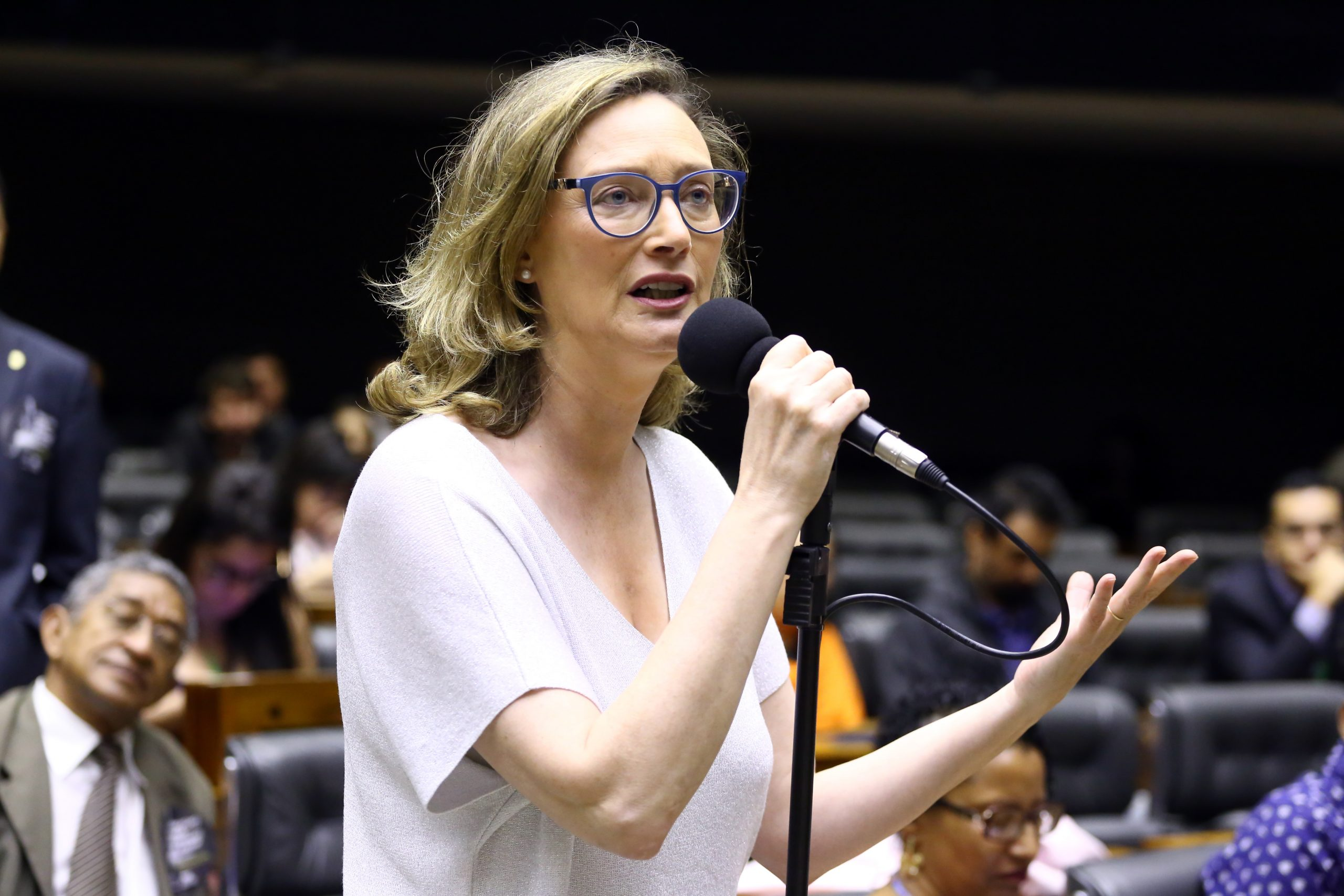 “A verdade sempre aparece”, diz Maria do Rosário sobre Flávio Bolsonaro