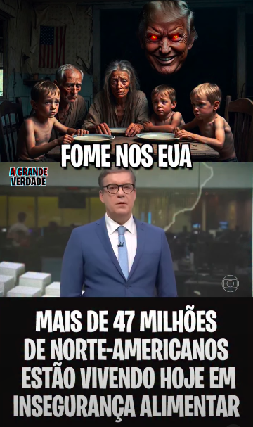 Mais de 47 milhões de estadunidenses estão vivendo hoje em insegurança alimentar