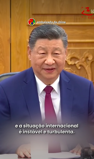 “Estas são questões vitais para a história, para o mundo e para os povos”, disse Xi.