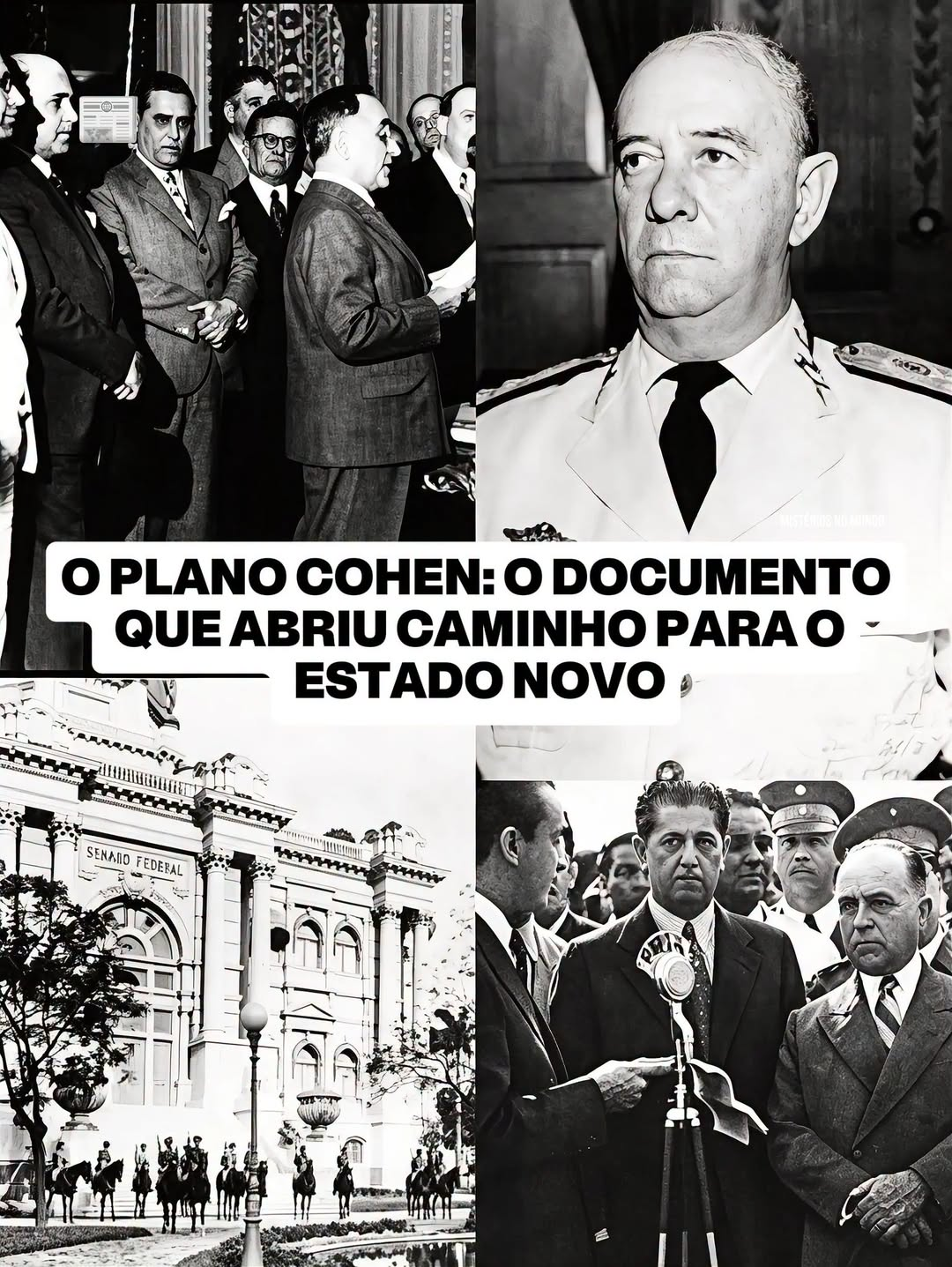As malandragens golpistas de militares sem honra. O Plano Cohen: O documento que abri caminho para o Estado Novo